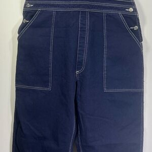Big Bud Press Navy Overalls Size L
